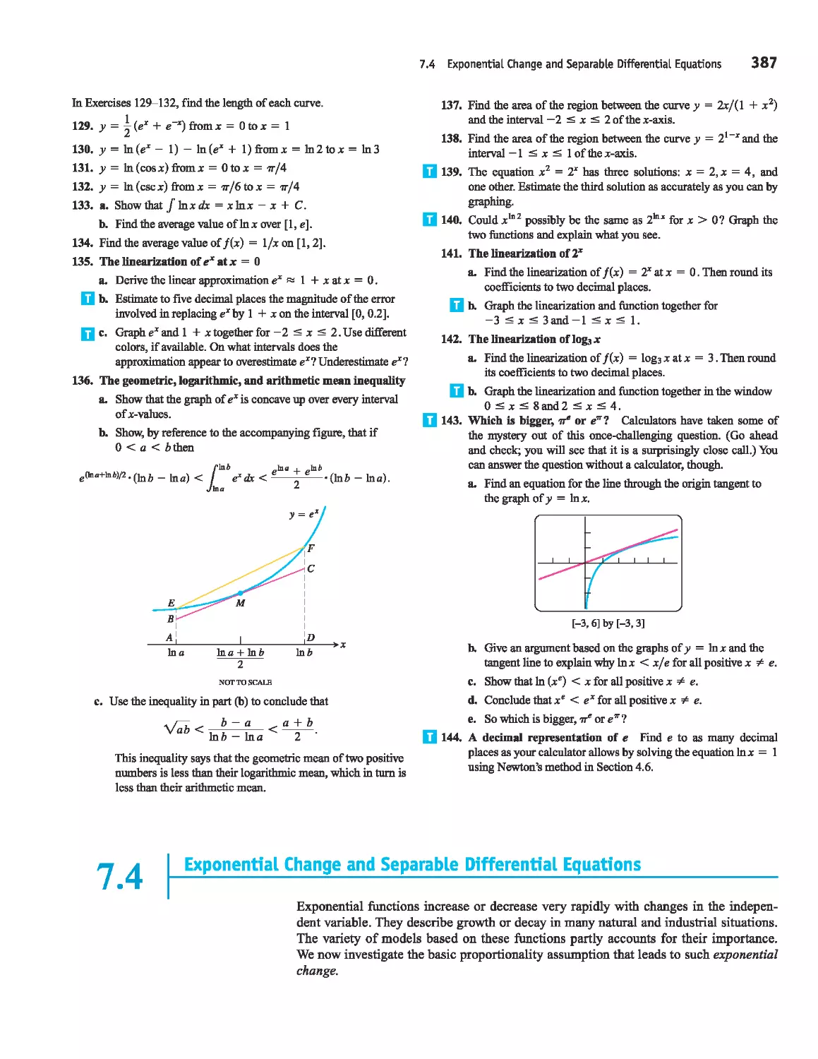 7.4 - Exponential Change and Seperable Differential Equations