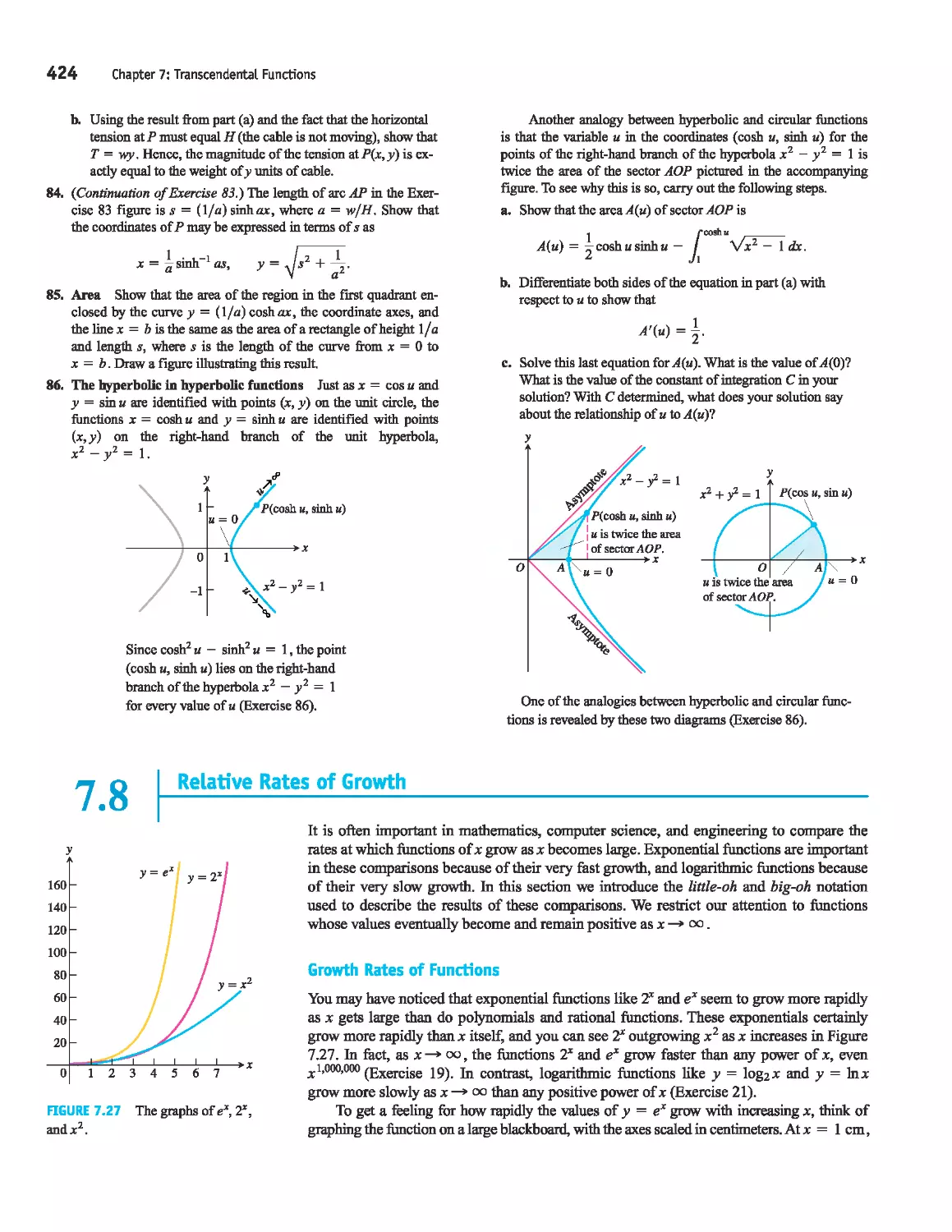 7.8 - 
Relative Rates of Growth