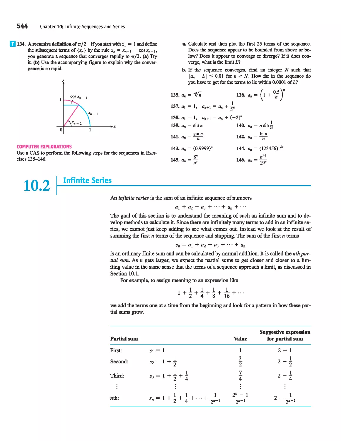 10.2 - 
Infinite Series