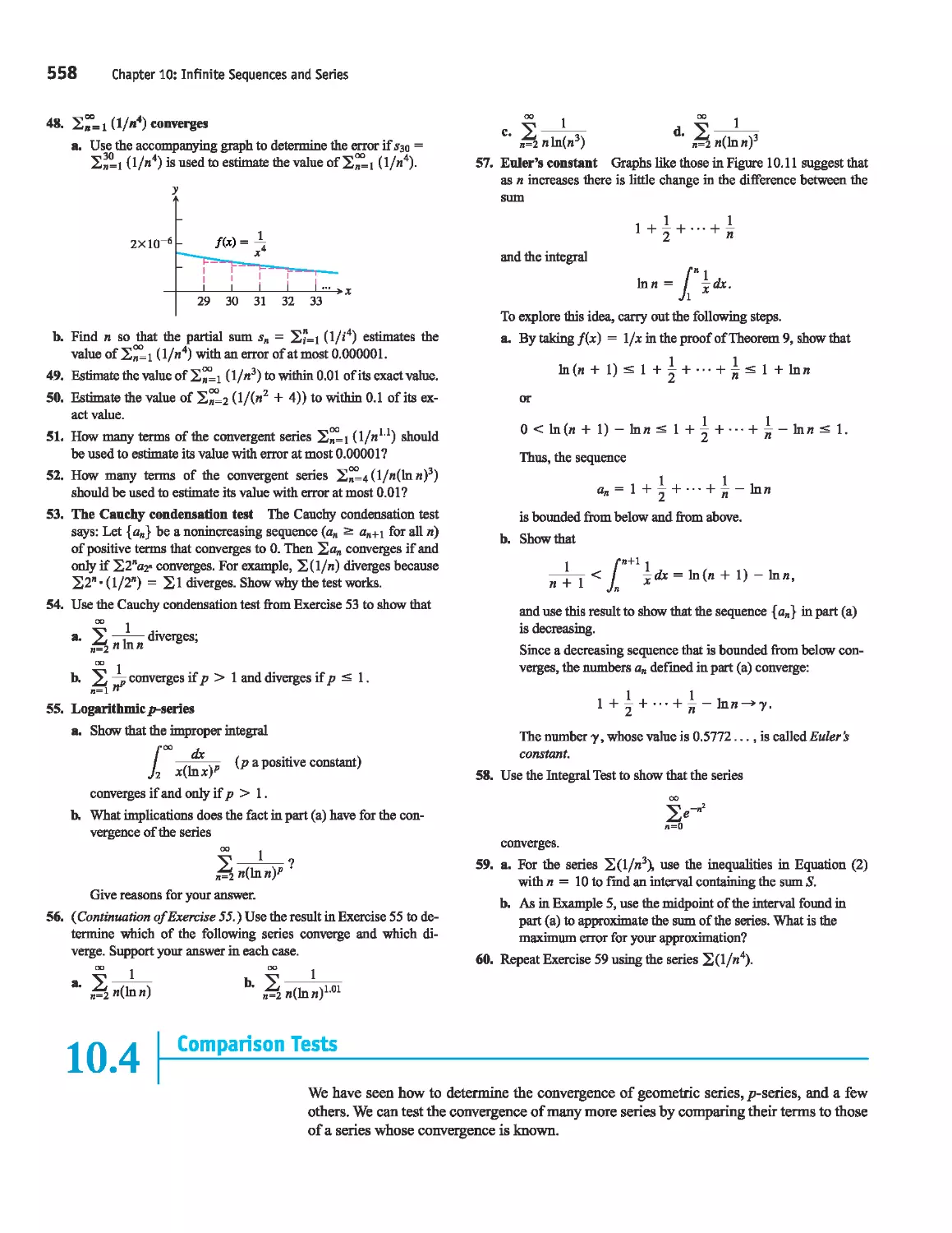 10.4 - 
Comparison Tests