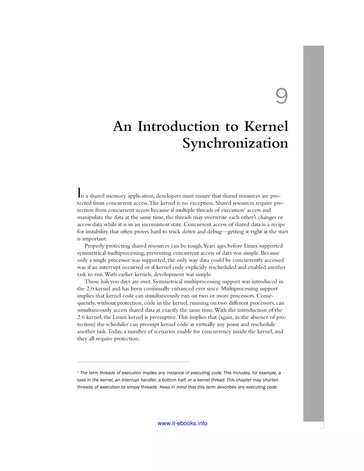 9 An Introduction to Kernel Synchronization
