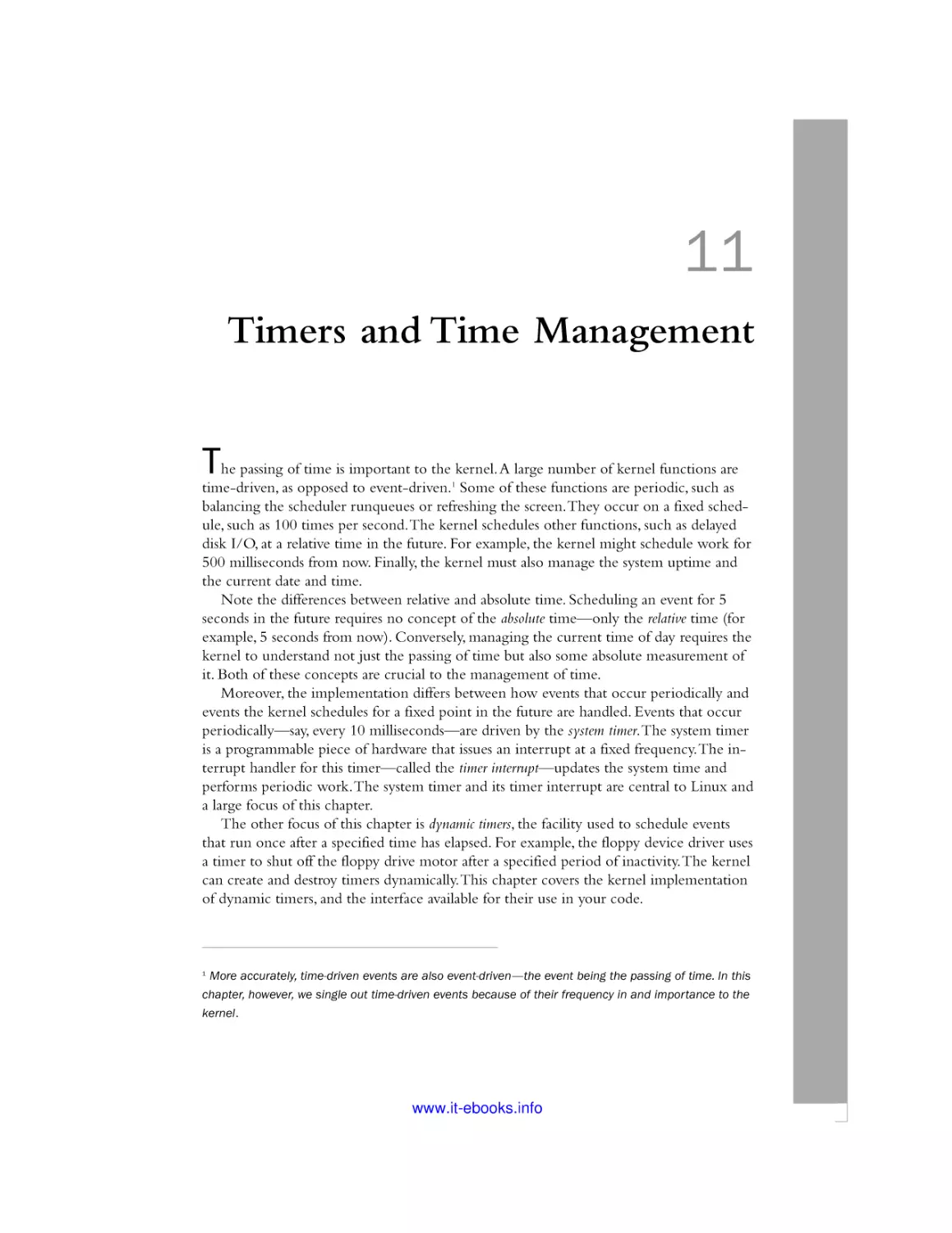 11 Timers and Time Management
