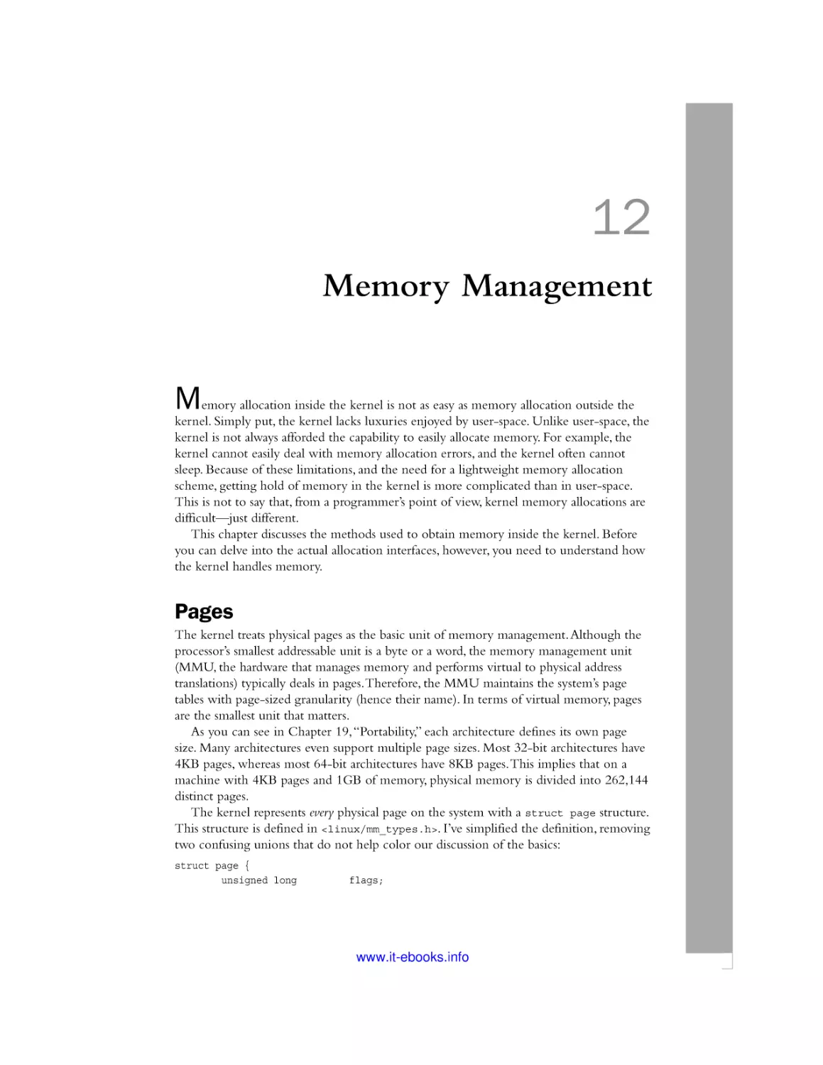 12 Memory Management
Pages