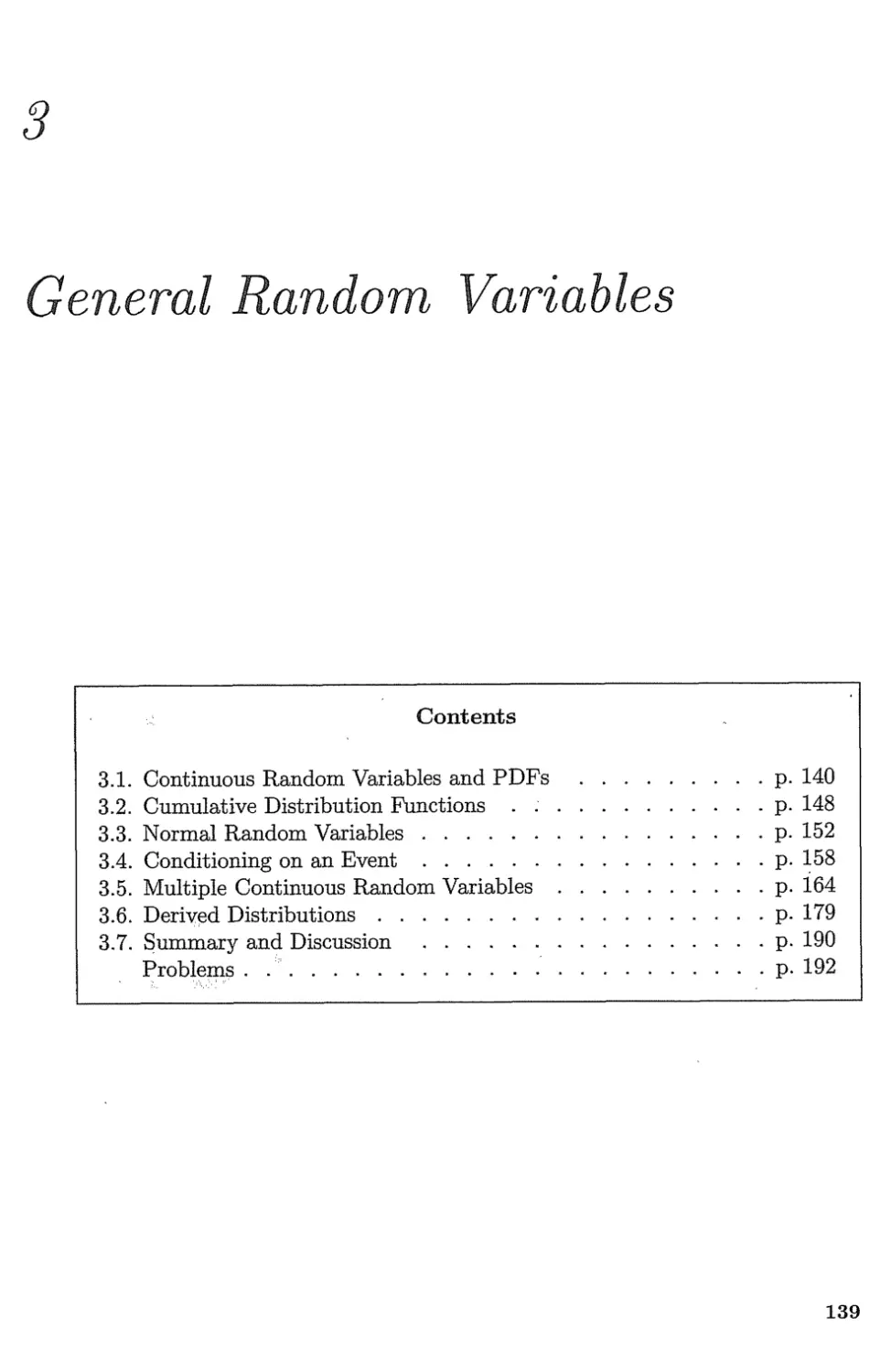 Chapter 3-General Random Variables