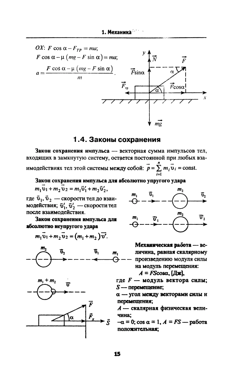 1.4. Законы сохранения