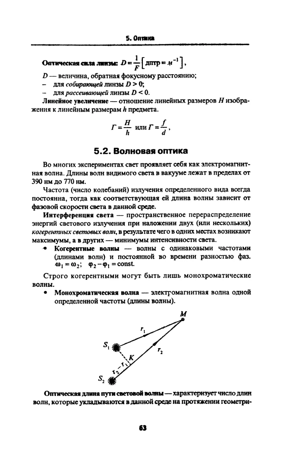 5.2. Волновая оптика