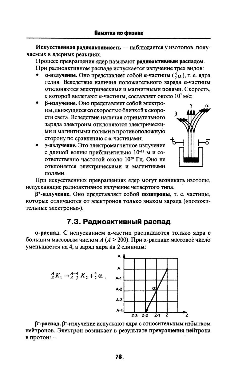 7.3. Радиоактивный распад