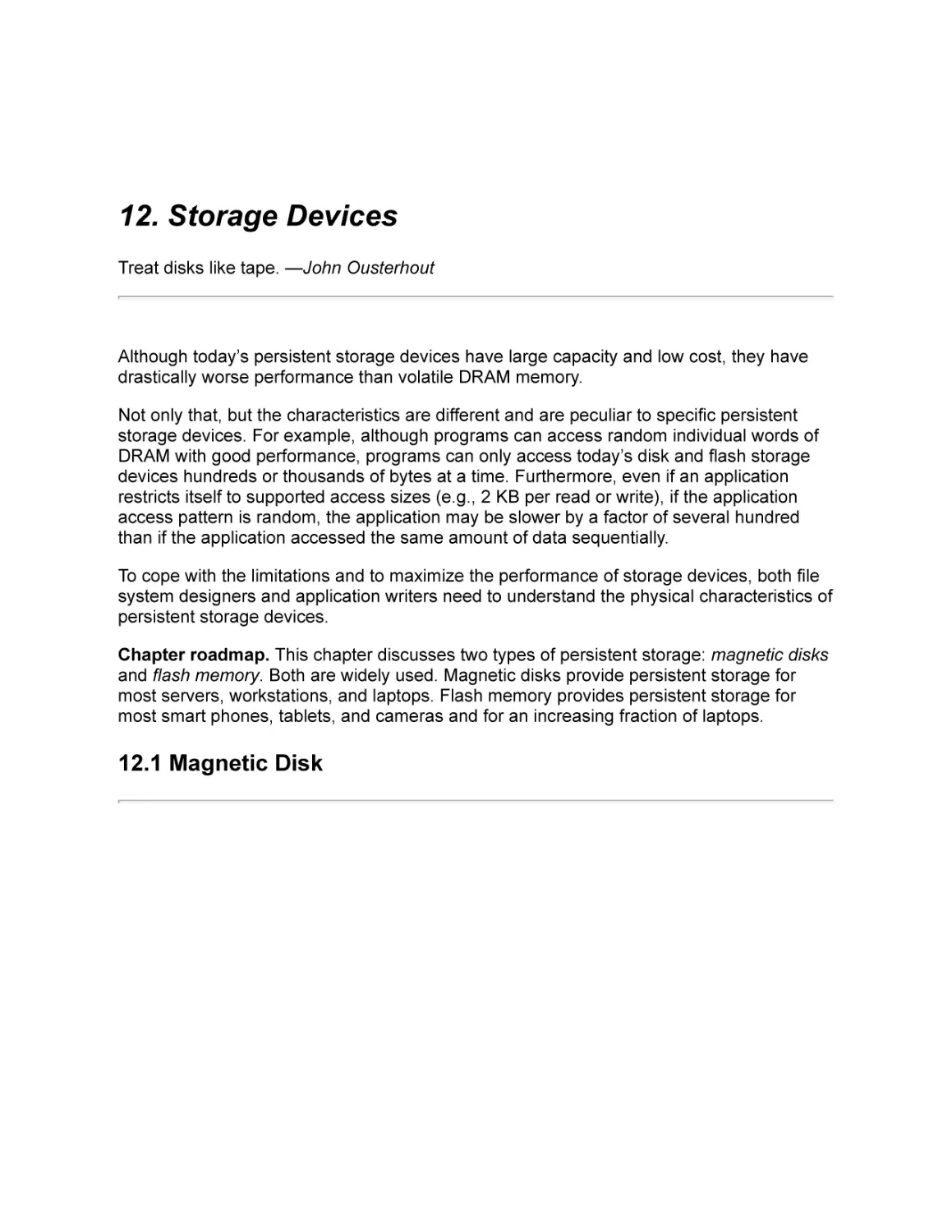 12 Storage Devices