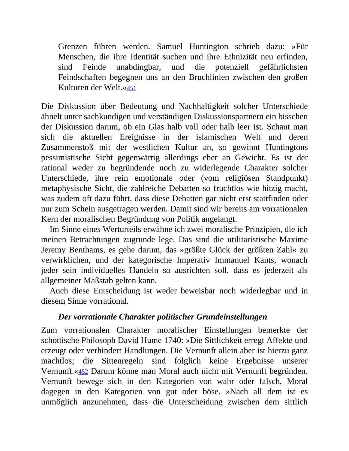 Der vorrationale Charakter politischer Grundeinstellungen