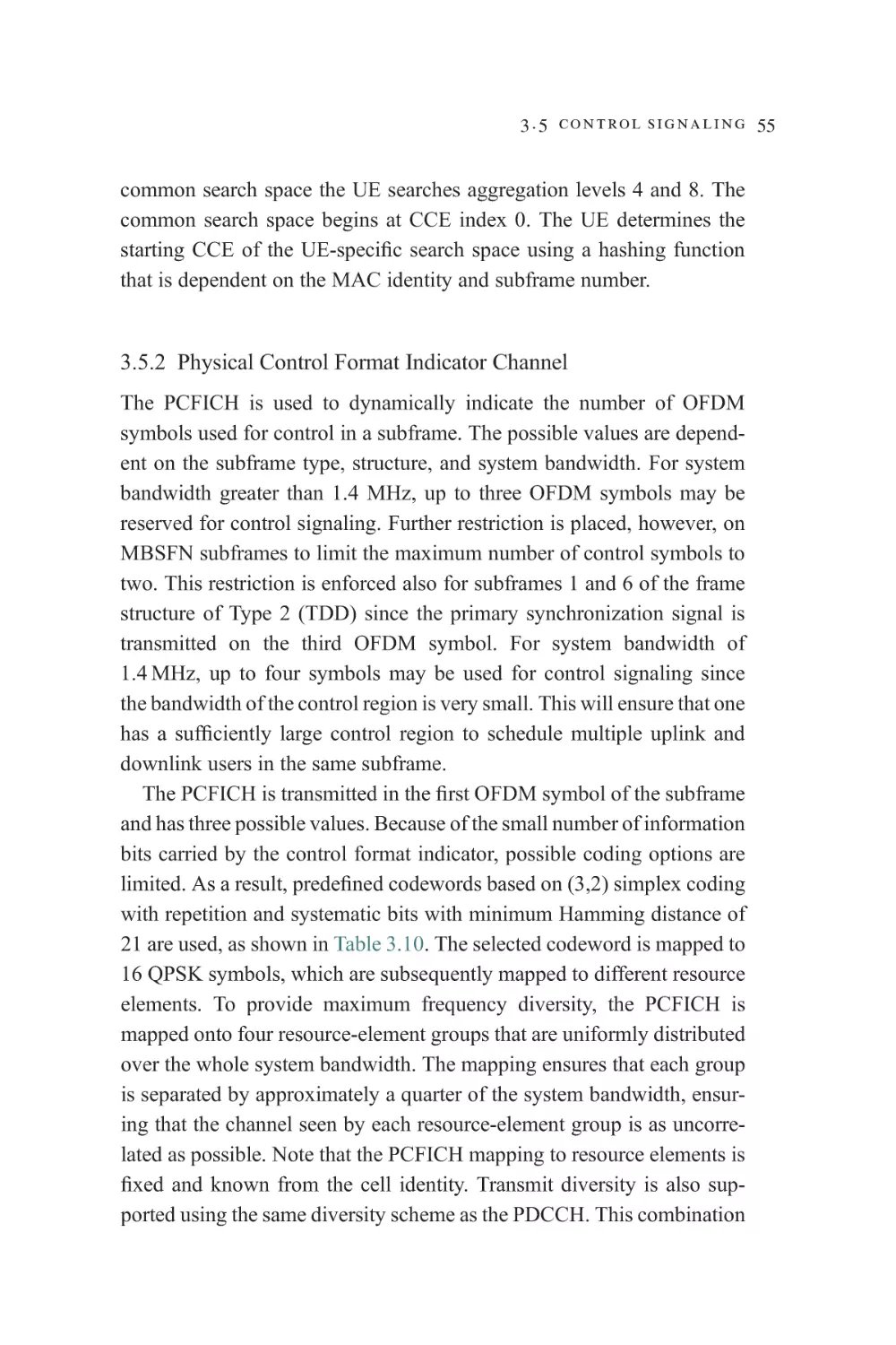 3.5.2 Physical Control Format Indicator Channel