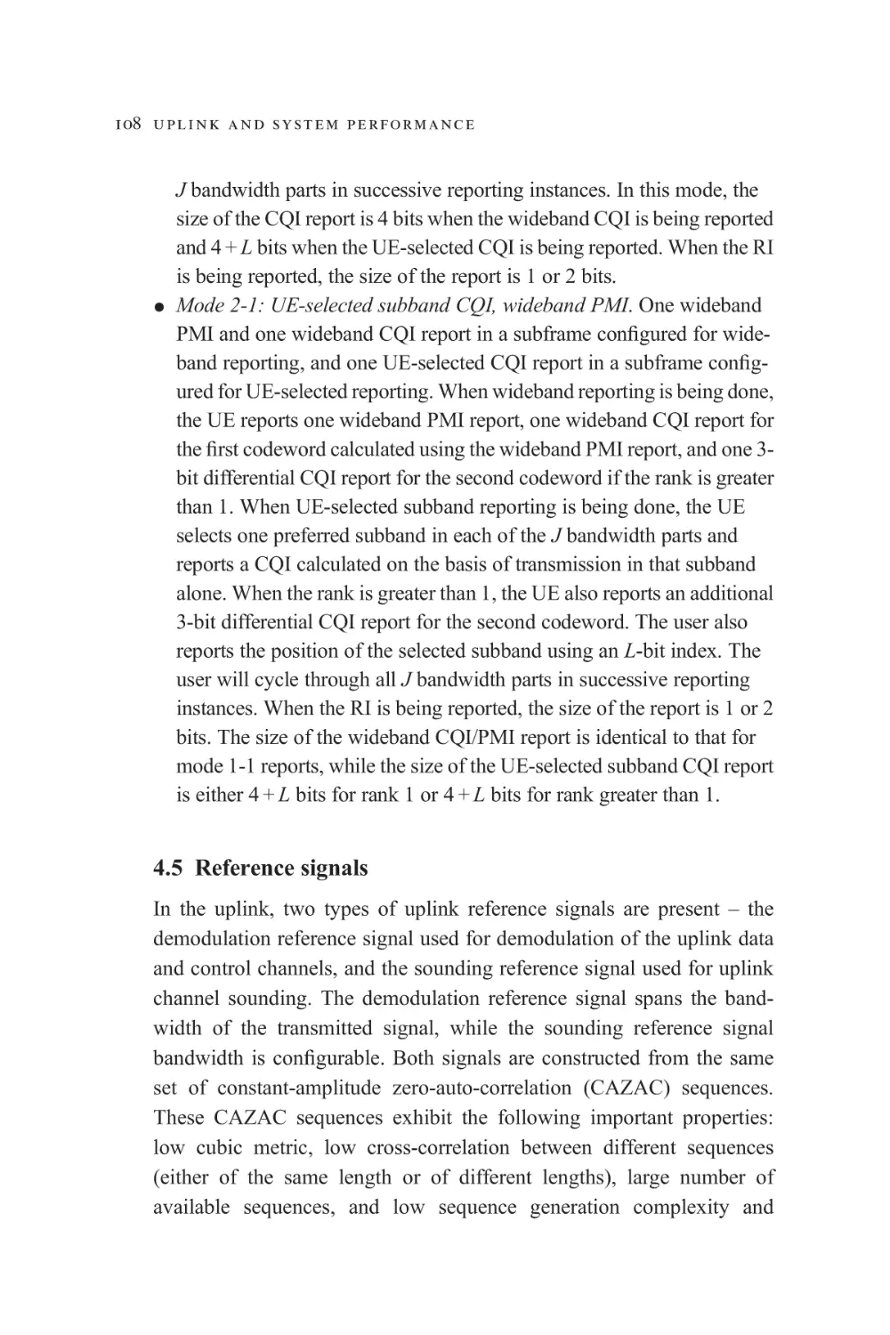 4.5 Reference signals