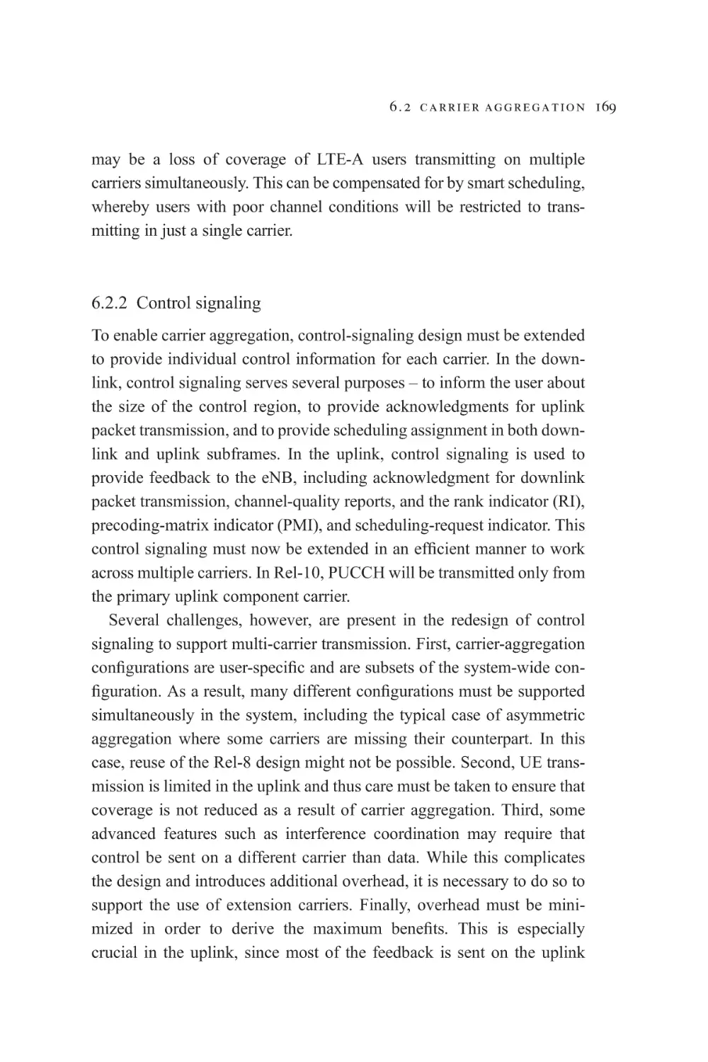 6.2.2 Control signaling