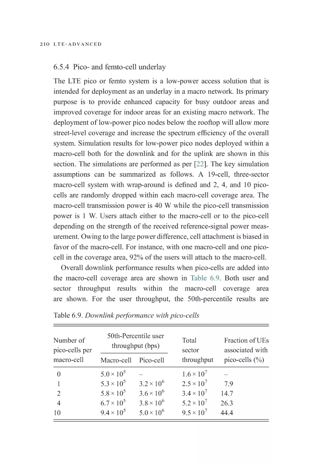 6.5.4 Pico- and femto-cell underlay