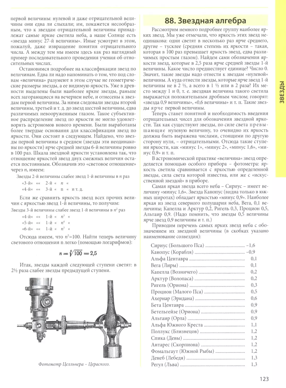 88. Звездная алгебра