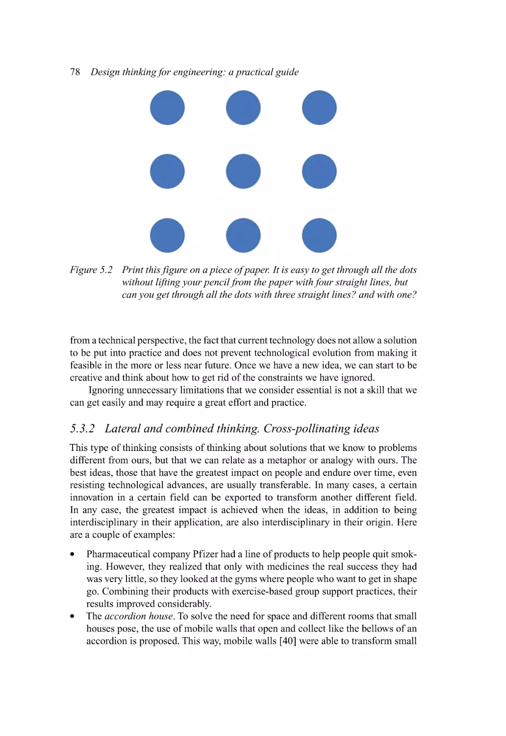 5.3.2 Lateral and combined thinking. Cross-pollinating ideas