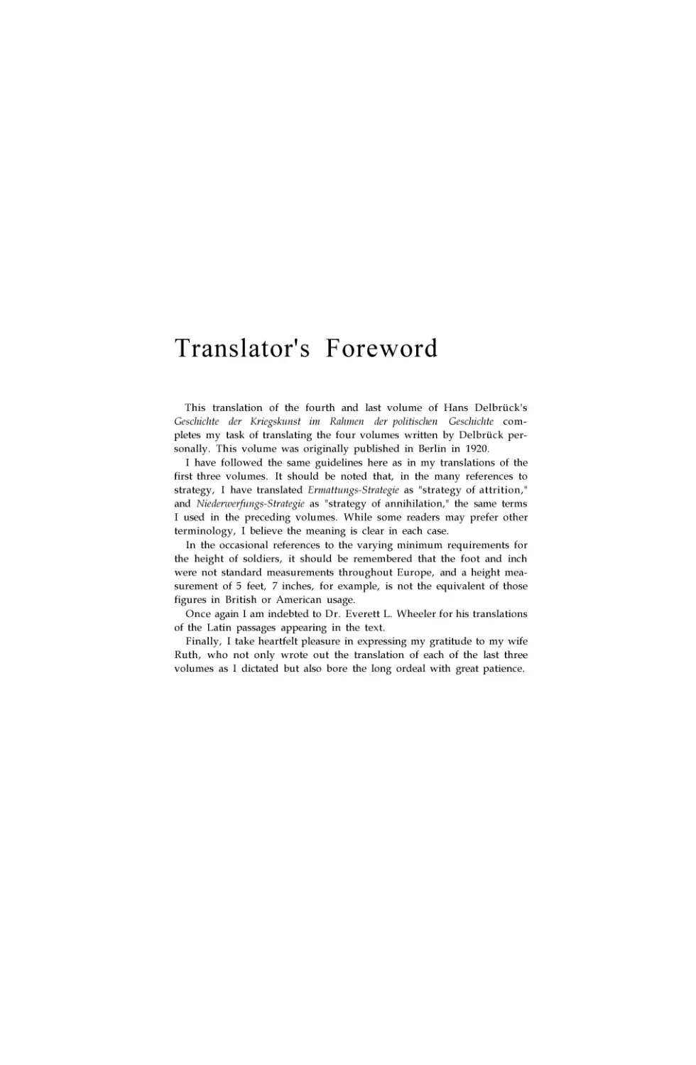 Translator's Foreword