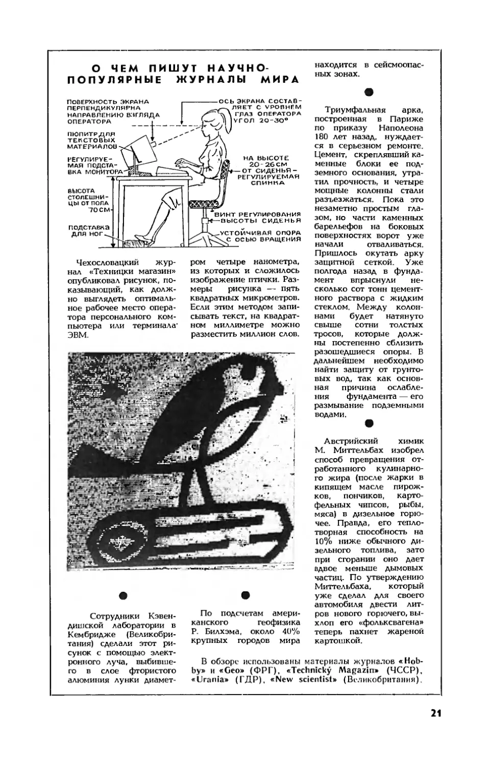 [О чем пишут научно-популярные журналы мира]