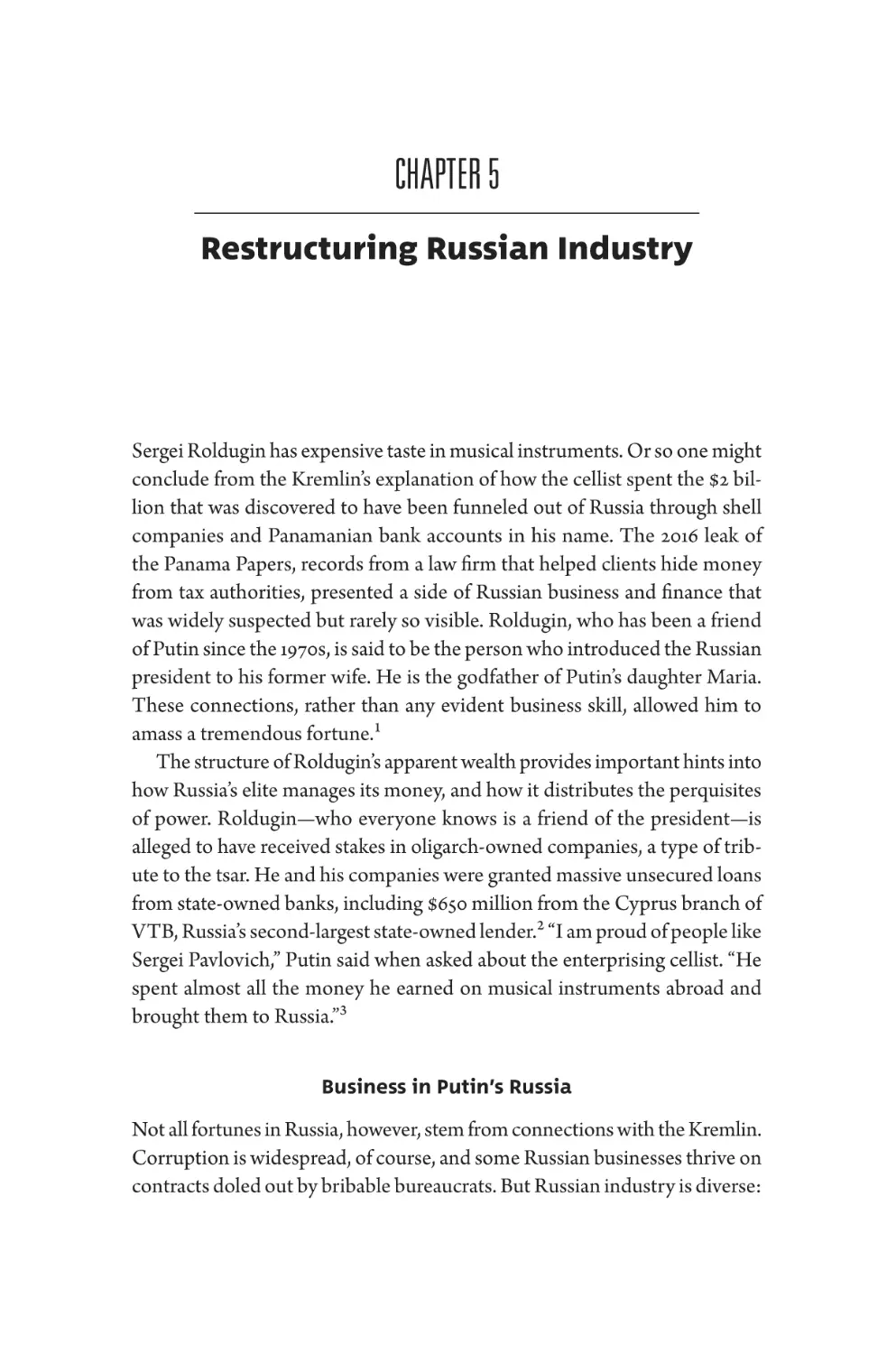 5 Restructuring Russian Industry