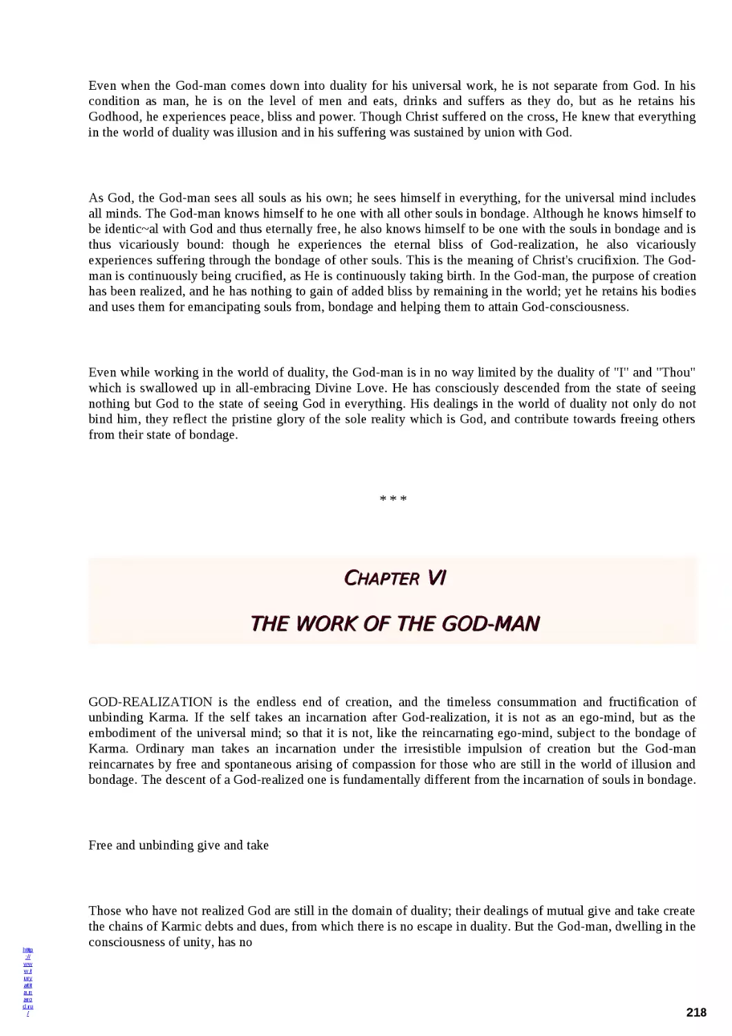 ﻿Chapter VI THE WORK OF THE GOD-MA
