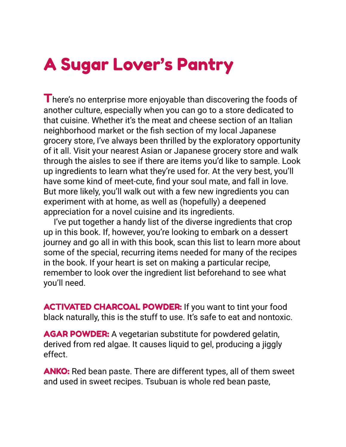 A Sugar Lover’s Pantry