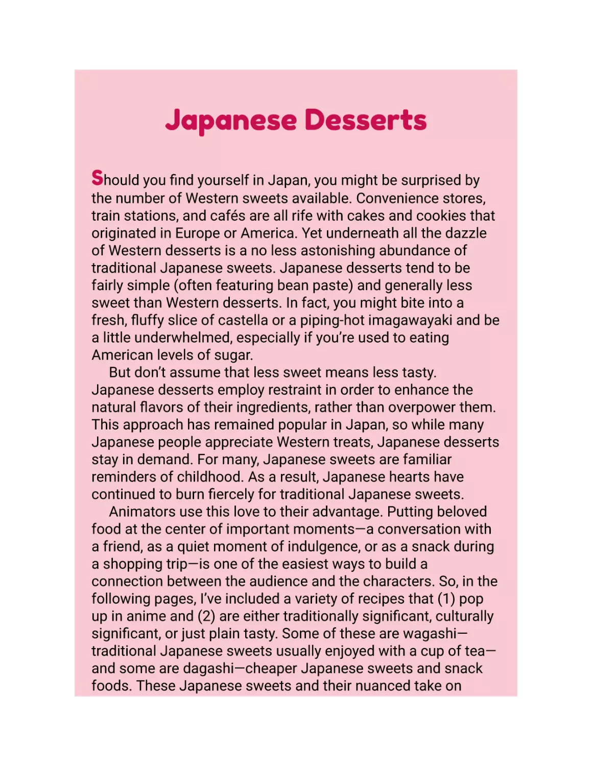 Japanese Desserts