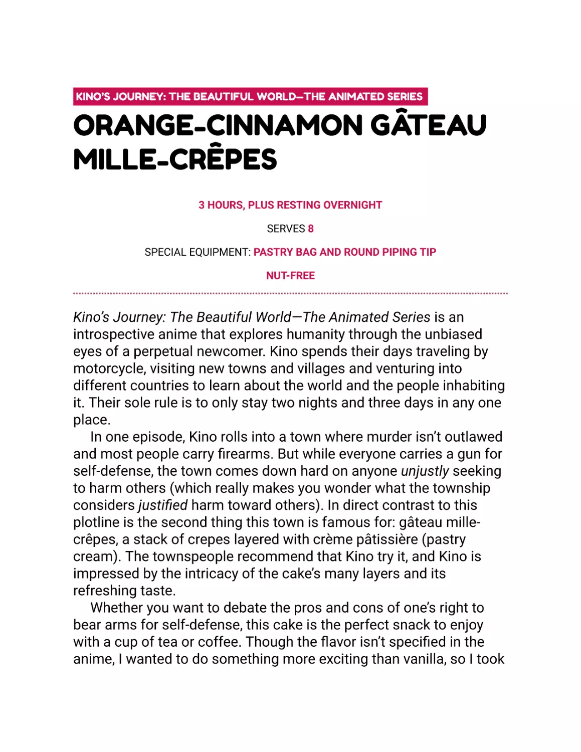 Orange-Cinnamon Gâteau Mille-Crêpes