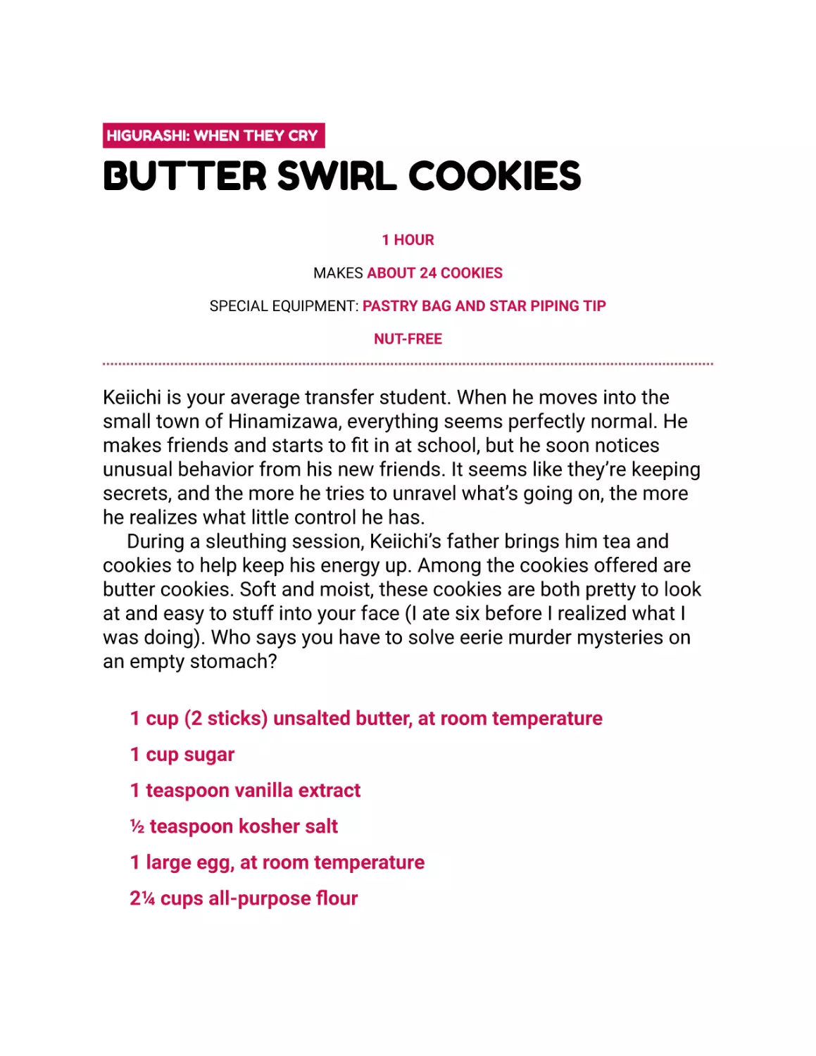 Butter Swirl Cookies