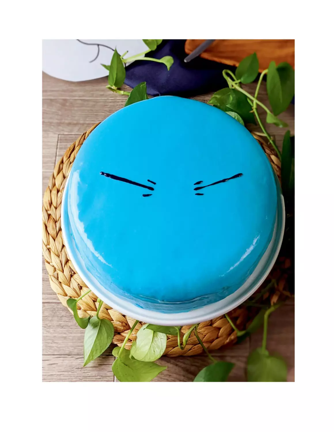 Slime Monster Mirror Cake