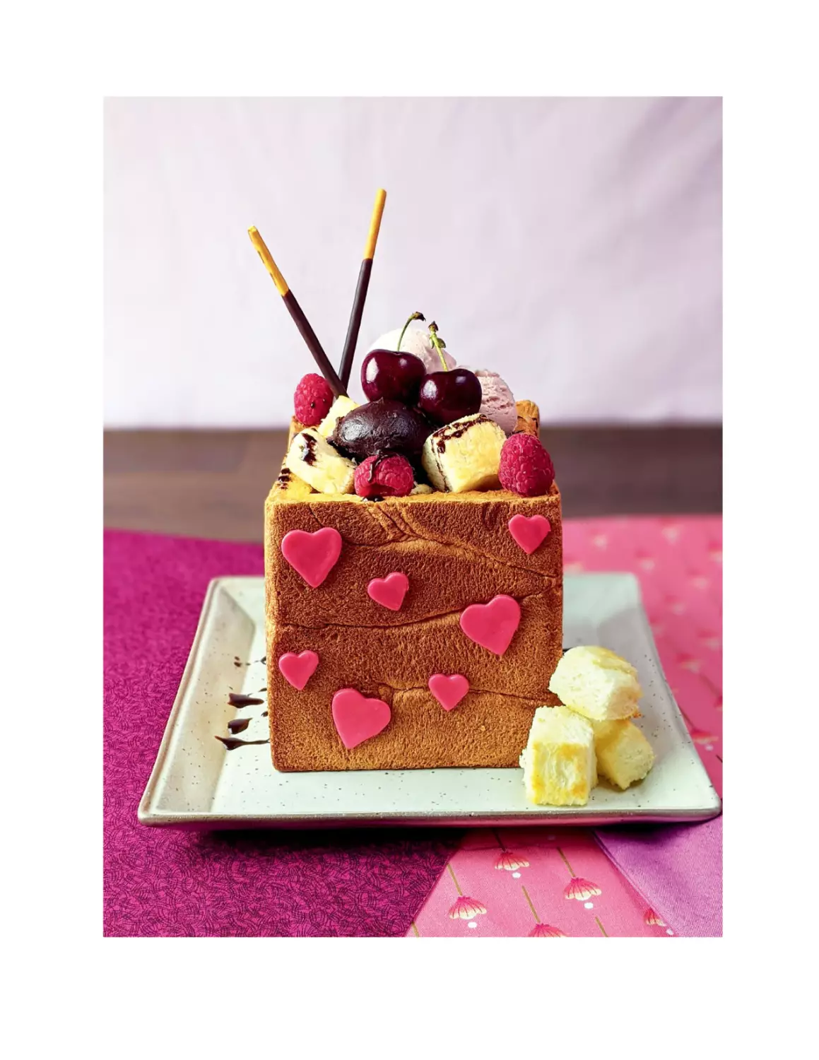 Honey Heart Toast