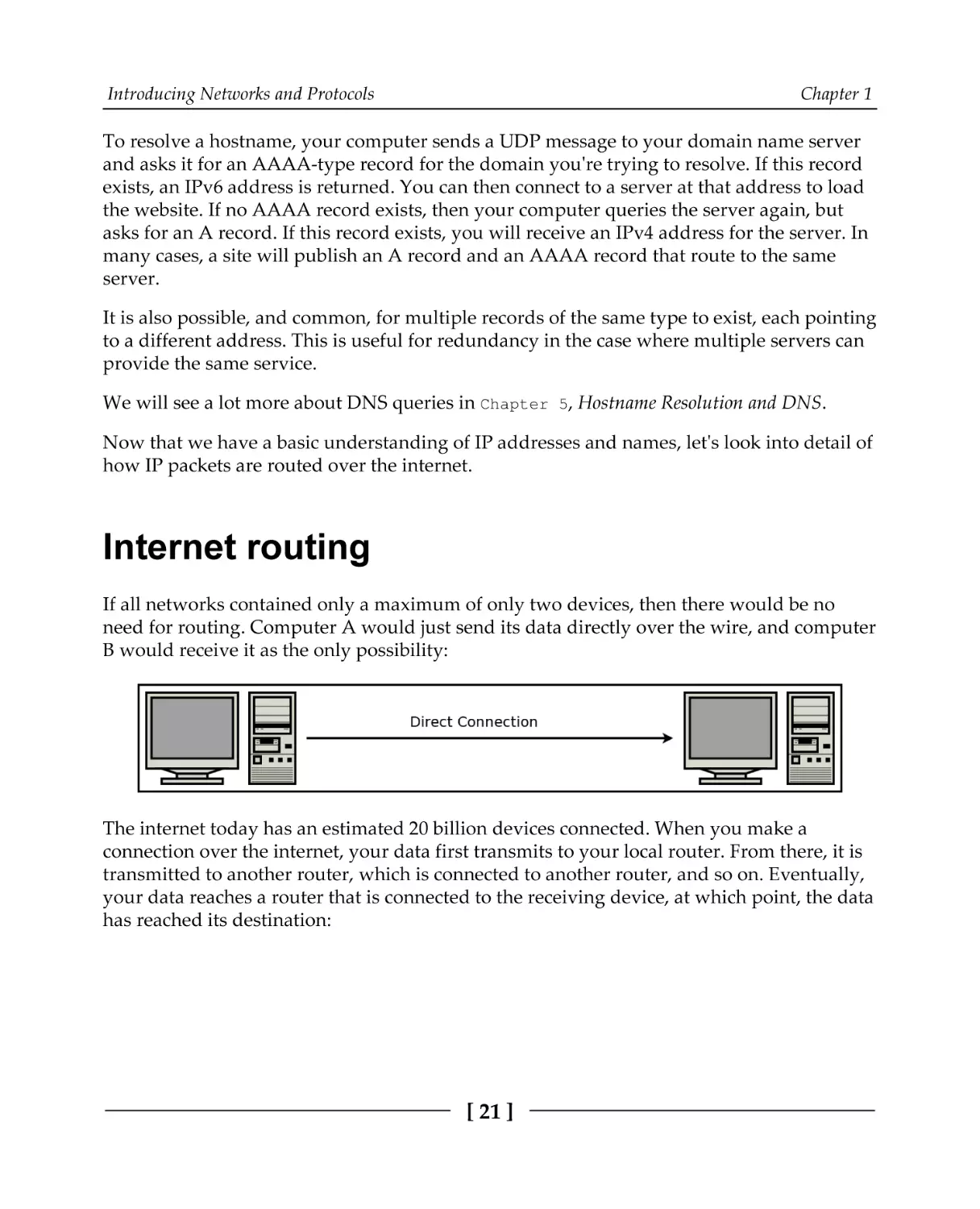 Internet routing