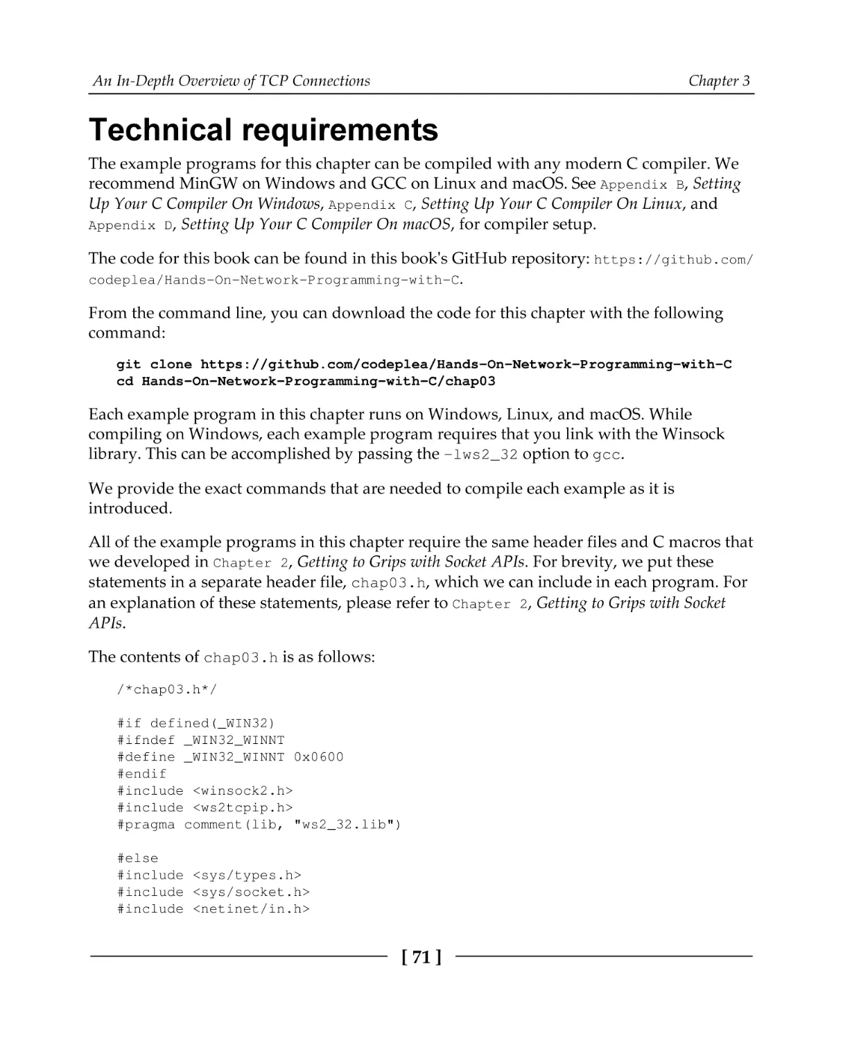 Technical requirements