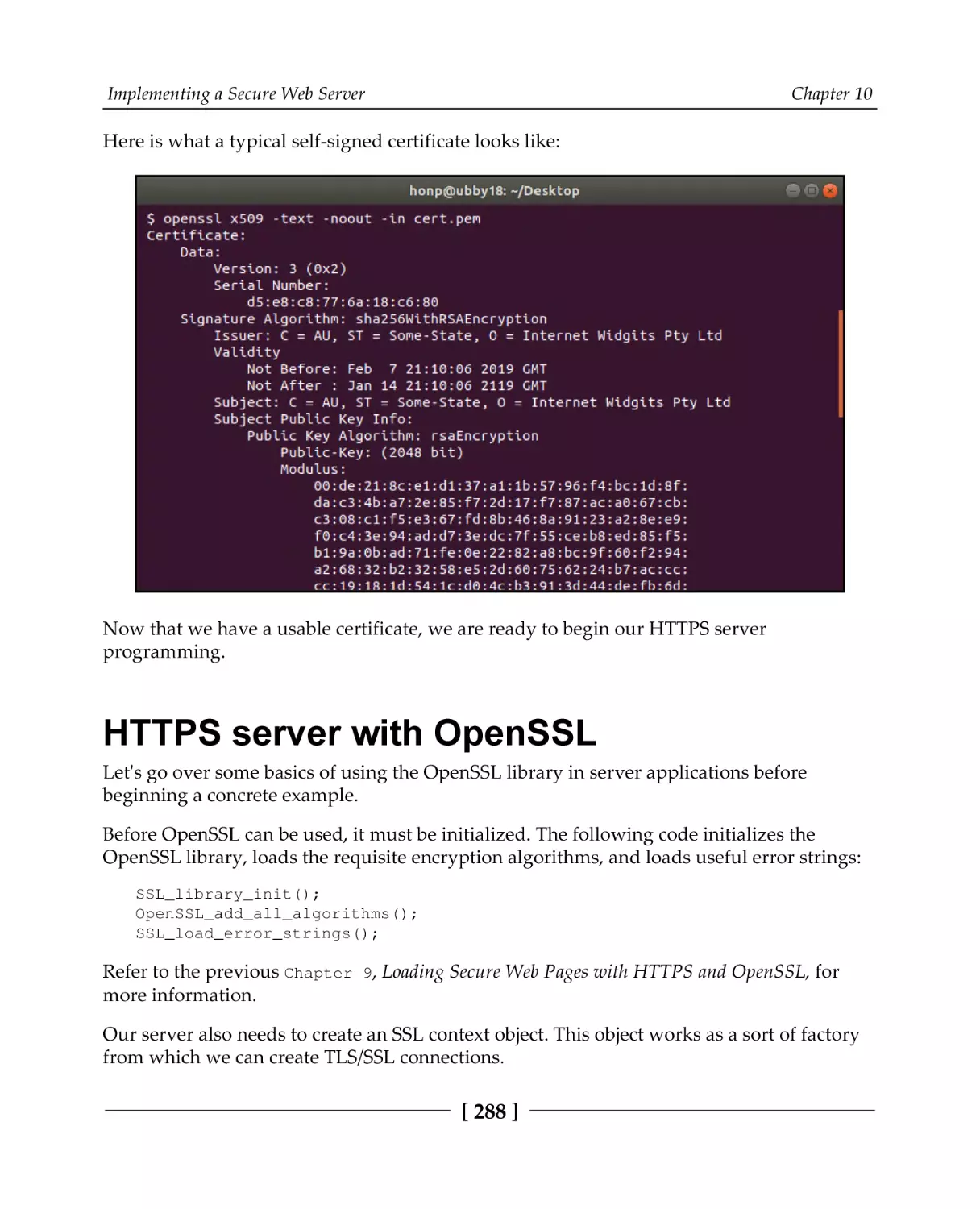 HTTPS server with OpenSSL