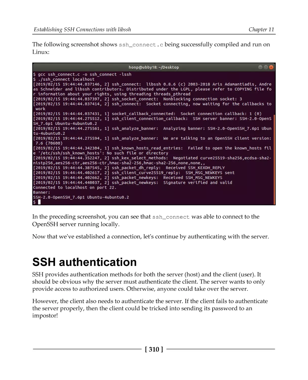 SSH authentication