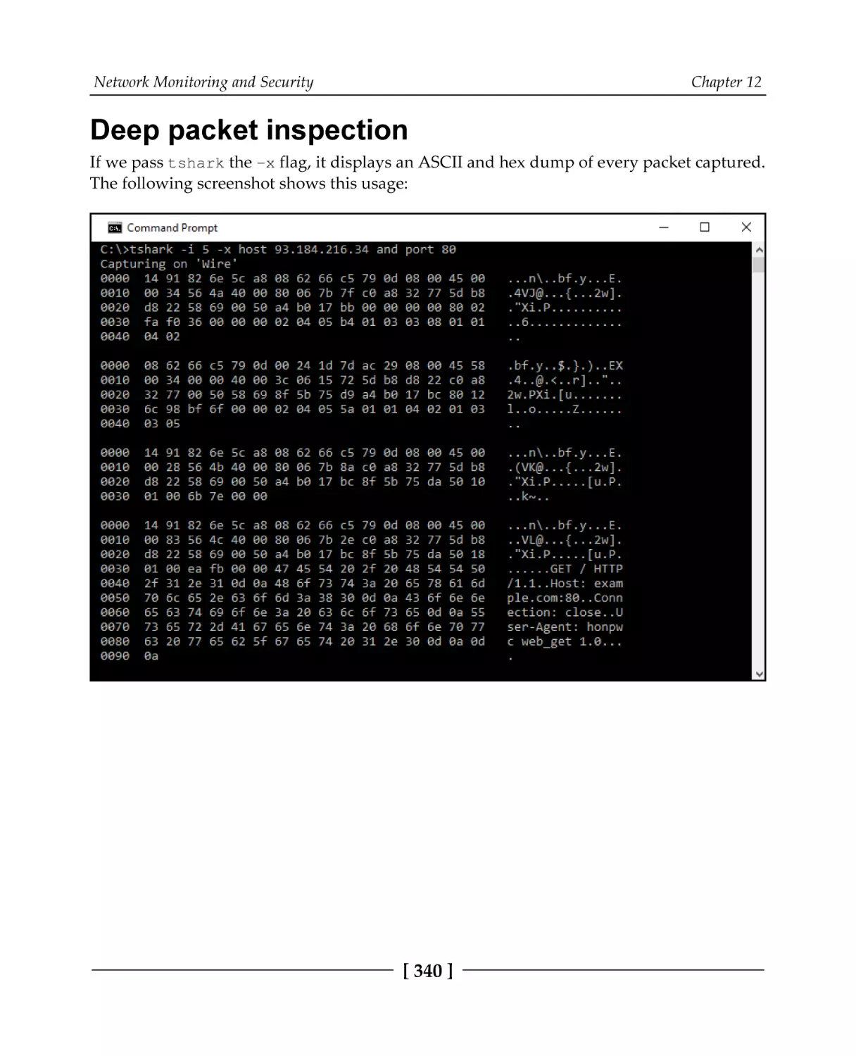 Deep packet inspection