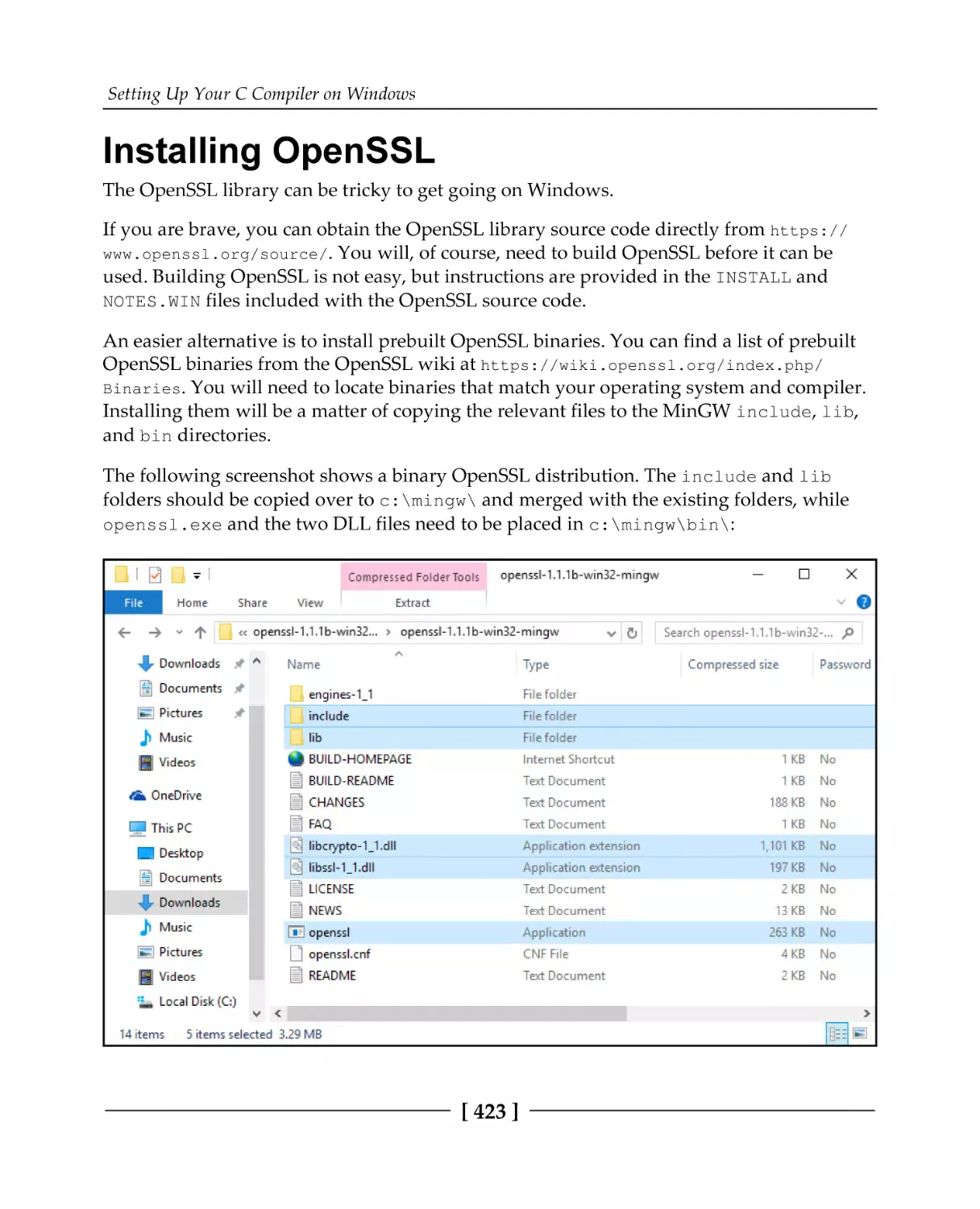 Installing OpenSSL