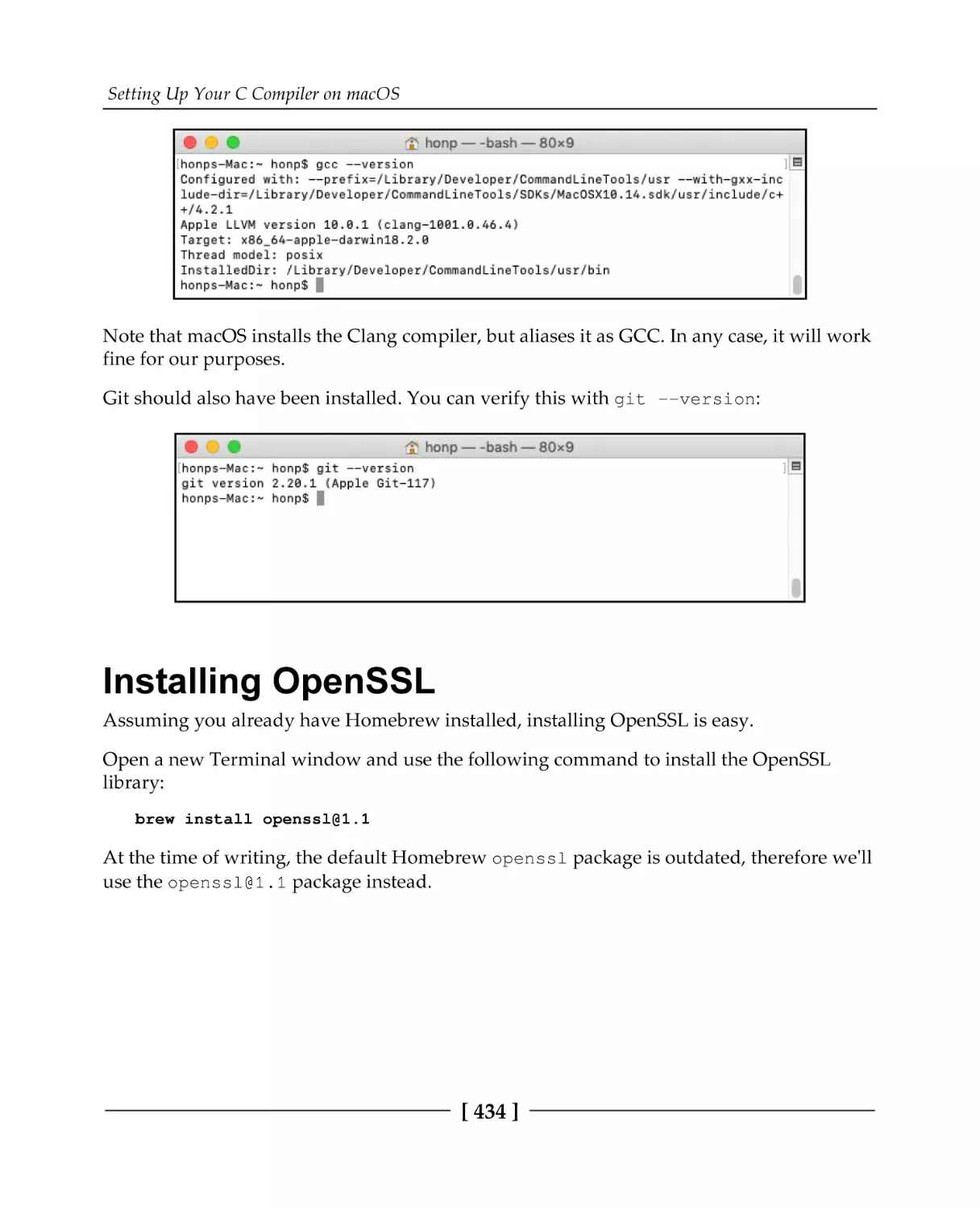 Installing OpenSSL