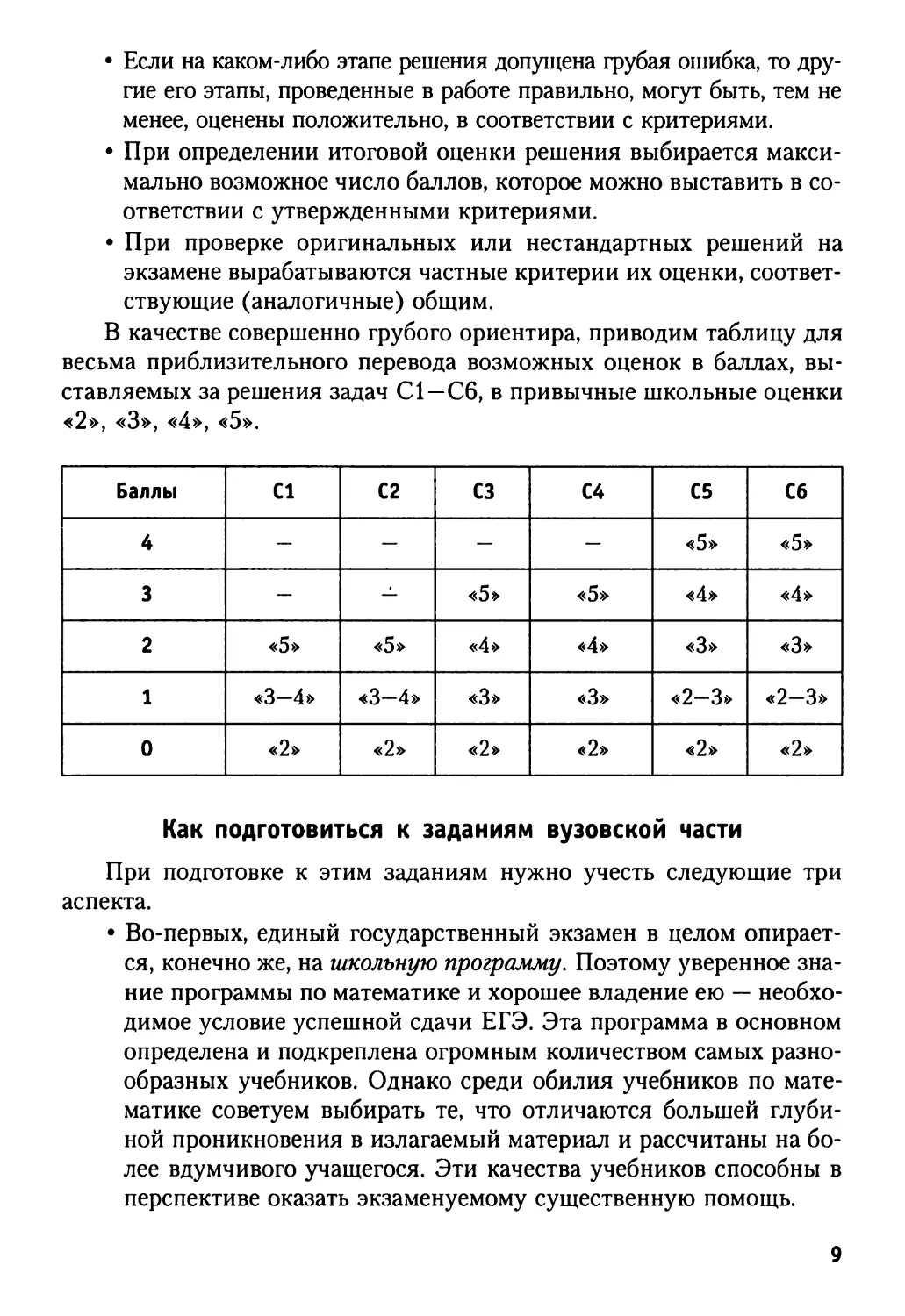 Как подготовиться к заданиям вузовской части