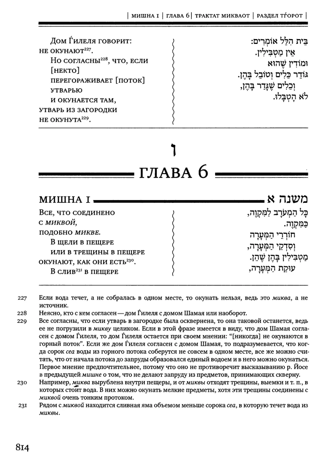 Глава 6 [мишнайот 1-11]