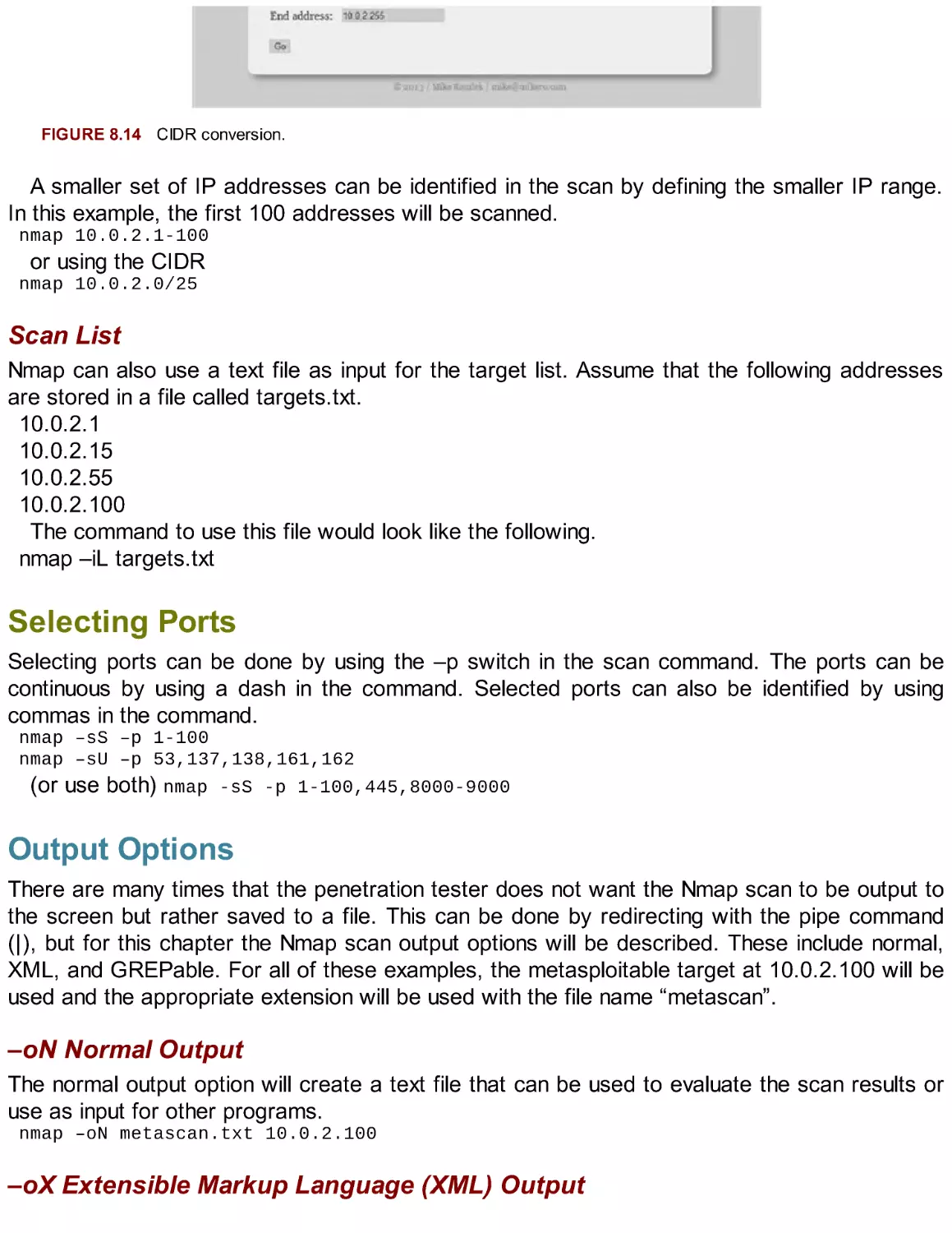 Selecting Ports