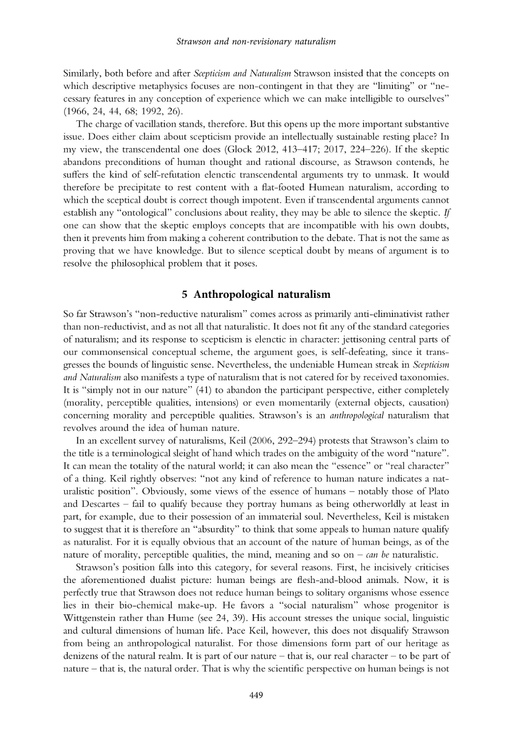 5. Anthropological naturalism