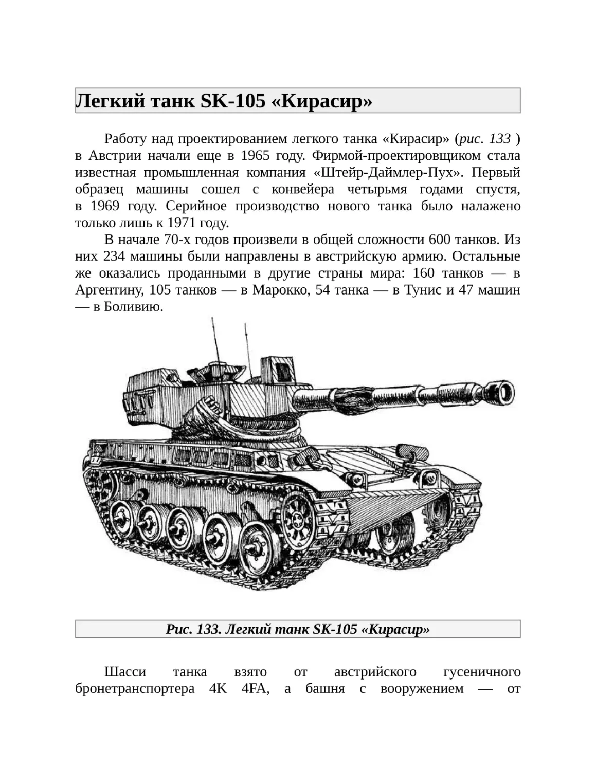 Легкий танк SK-105 «Кирасир»