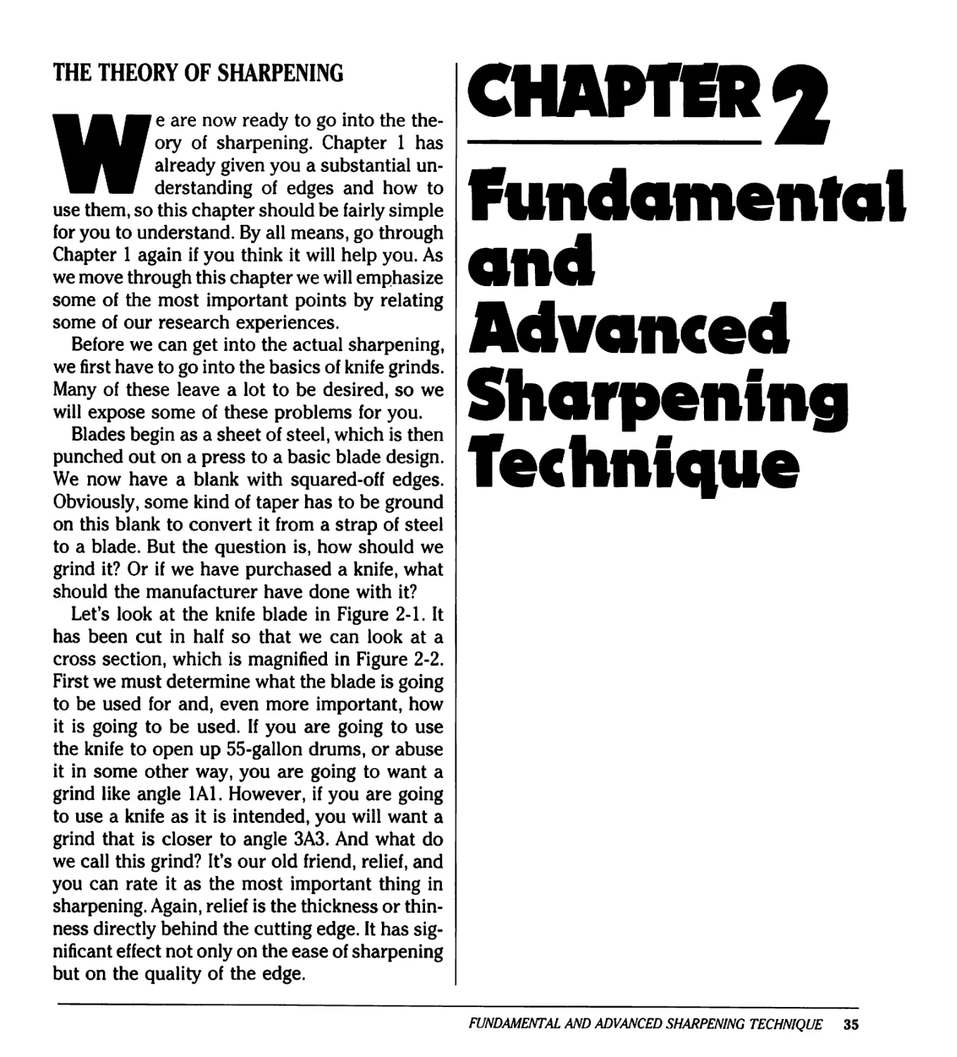 CHAPTER 2 / Fundamental and Advanced Sharpening Technique