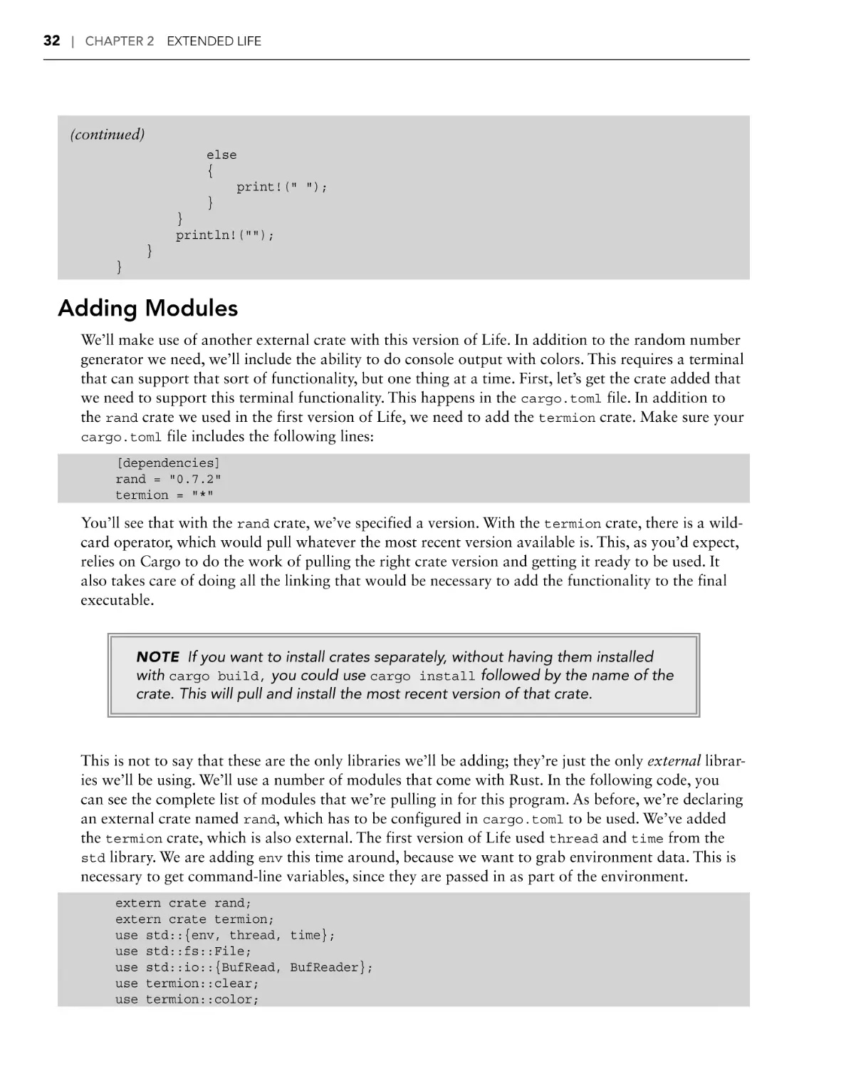 Adding Modules