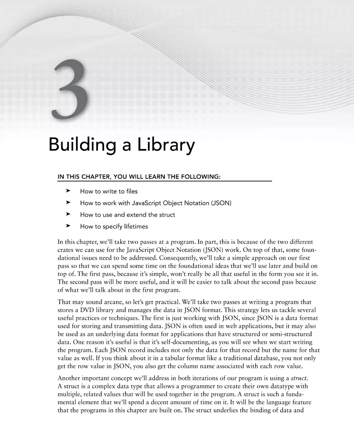 Chapter 3 Building a Library