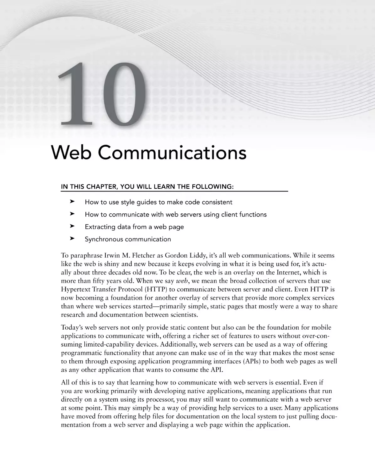 Chapter 10 Web Communications