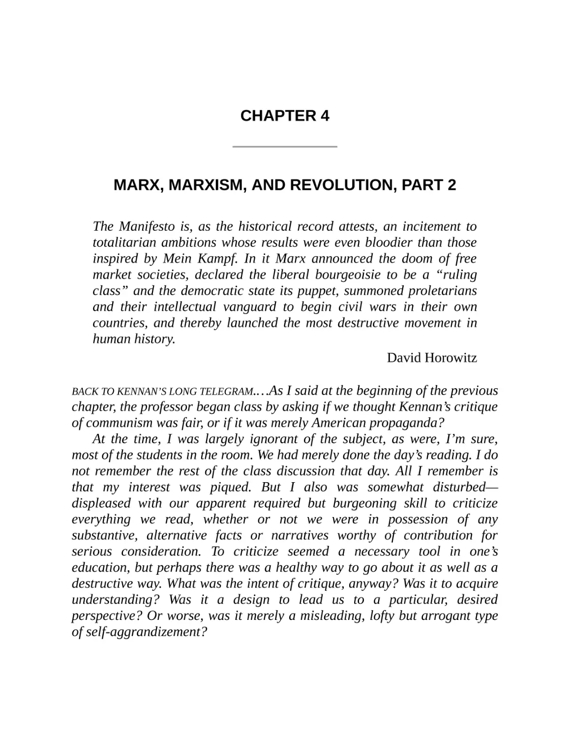 CHAPTER 4 / Marx, Marxism, And Revolution, Part 2