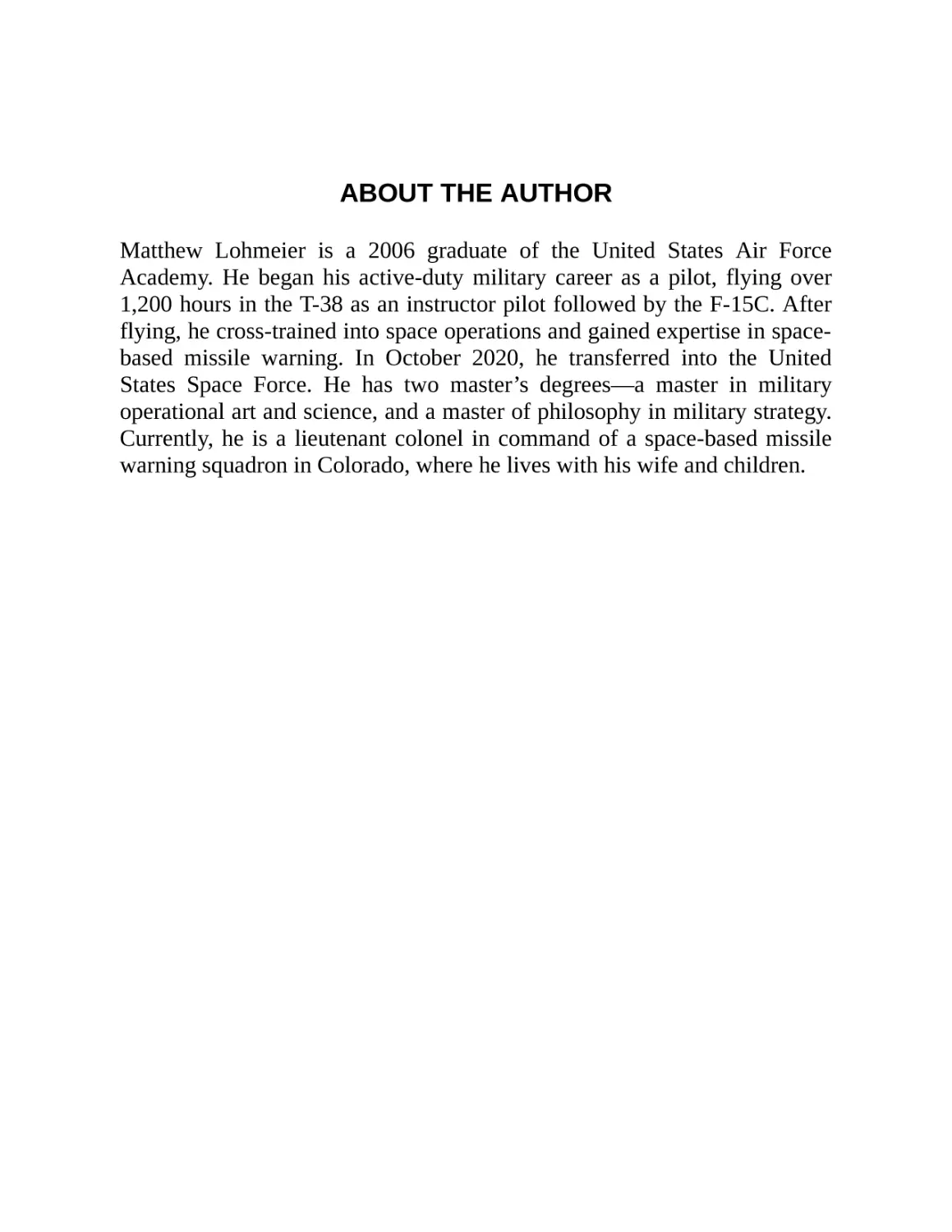 About the Author