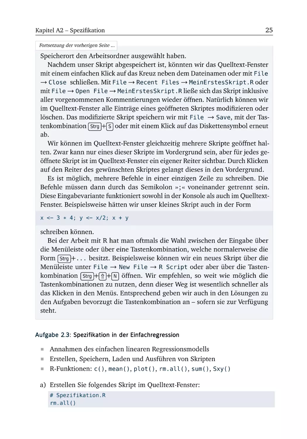 A2.3 Spezifikation in der Einfachregression