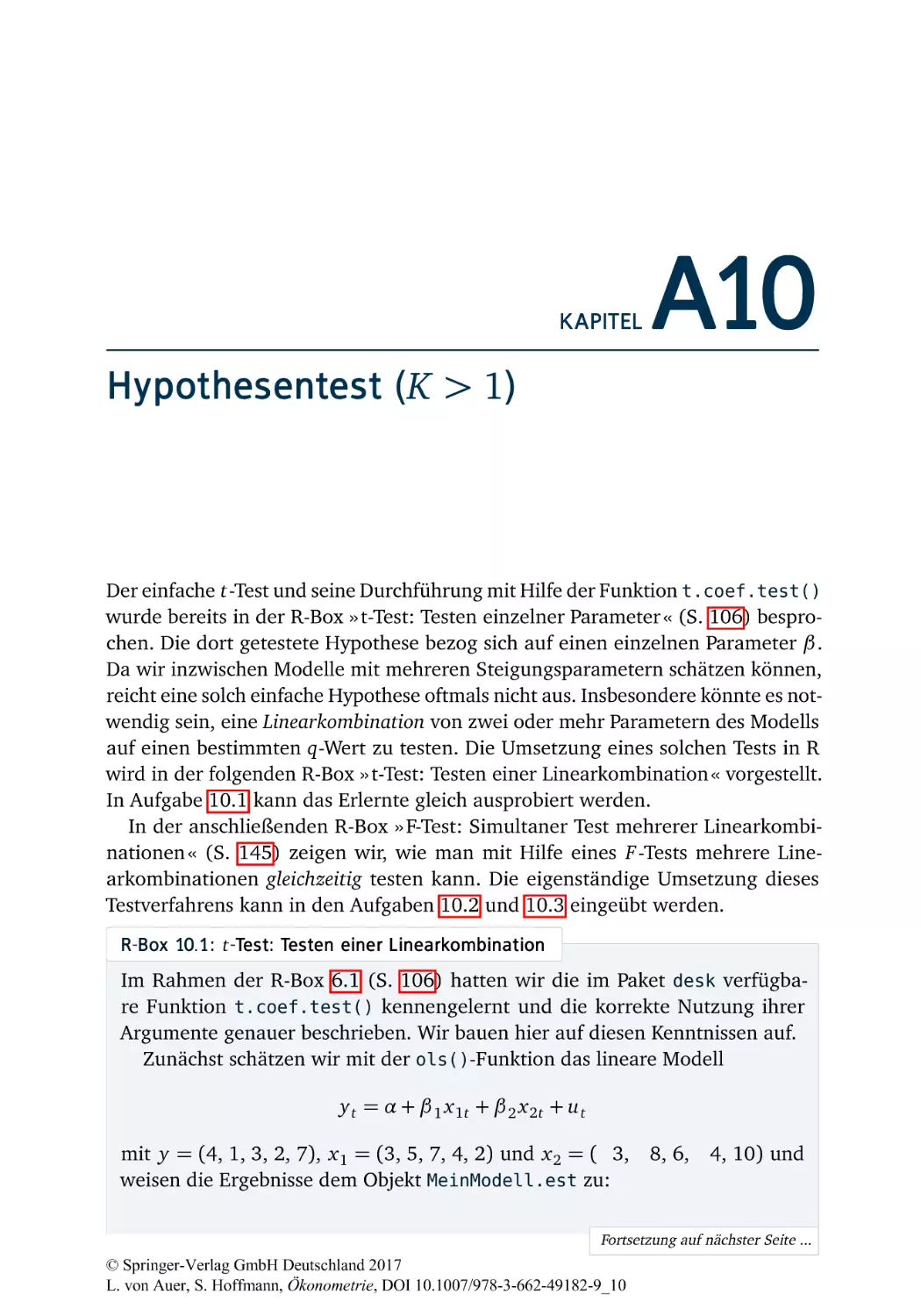 A10 Hypothesentest (K>1)
R-Box 10.1