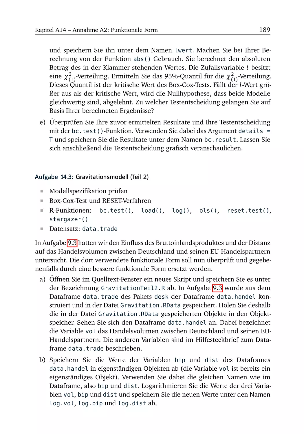 A14.3 Gravitationsmodell (Teil 2)